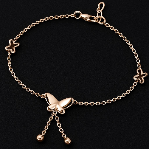 Handcrafted Anklet Gold And Silver