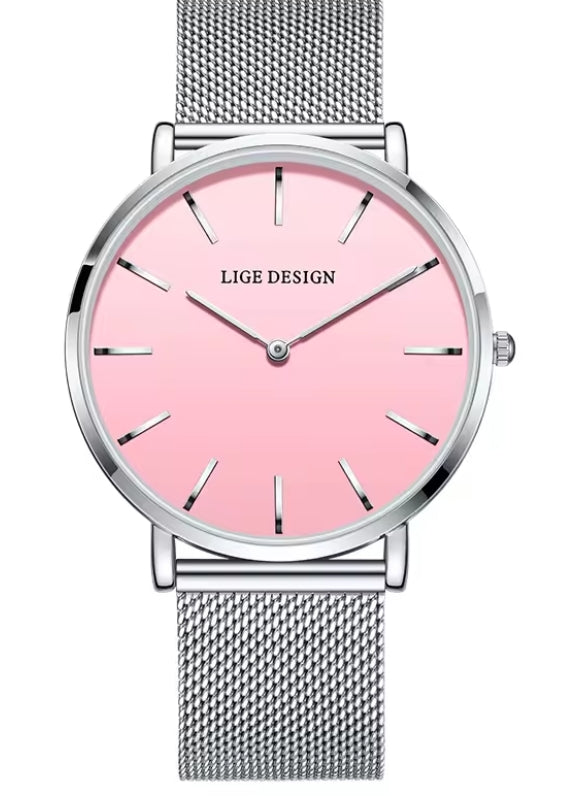 Reloj LIGE Elegant Women's Watch Fashion Simple