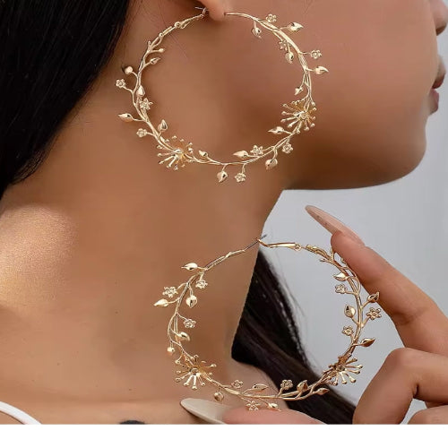 Exaggerated Hoop Earrings